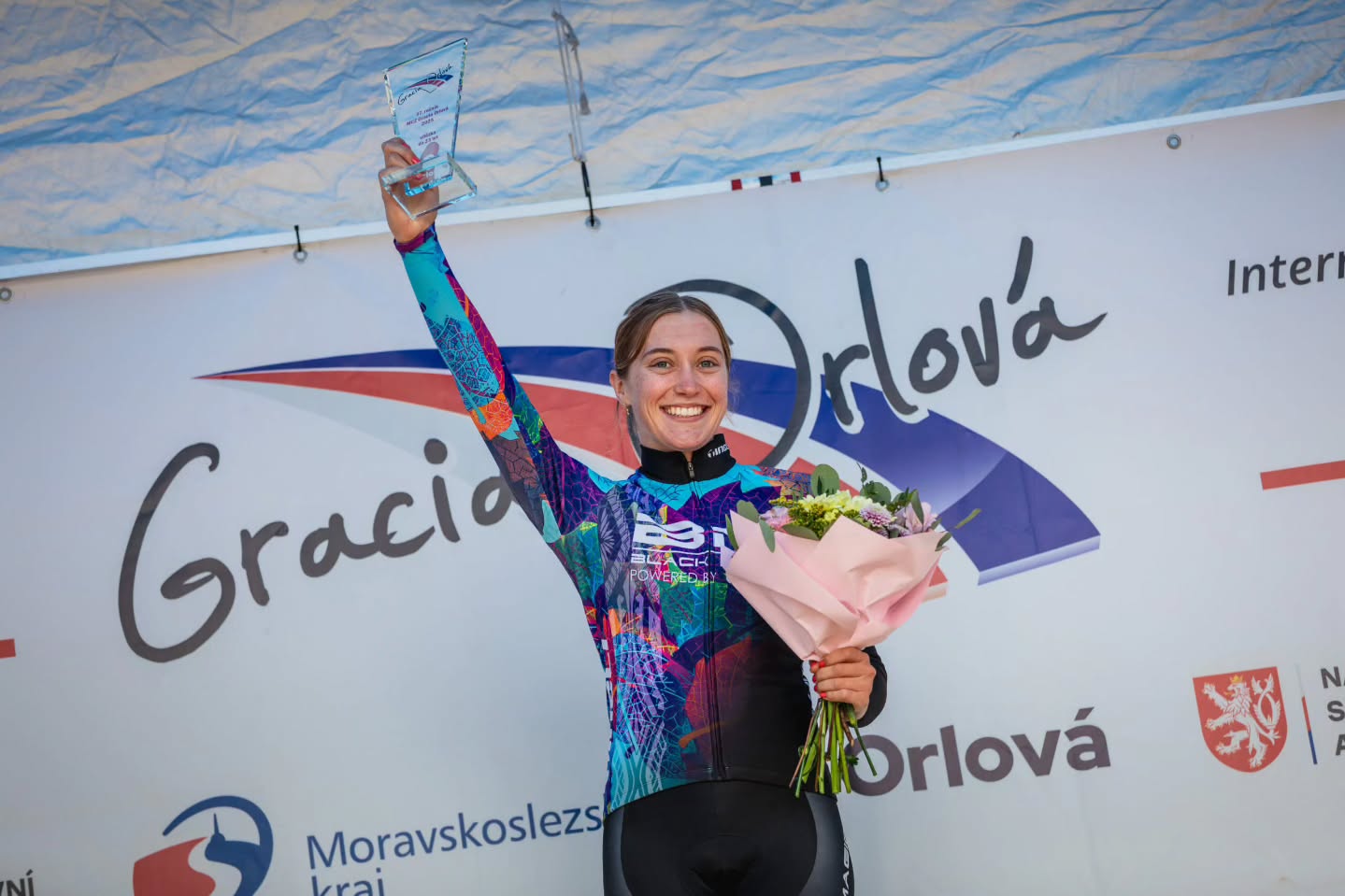 Alli wins Young Rider jersey Gracia Orlova